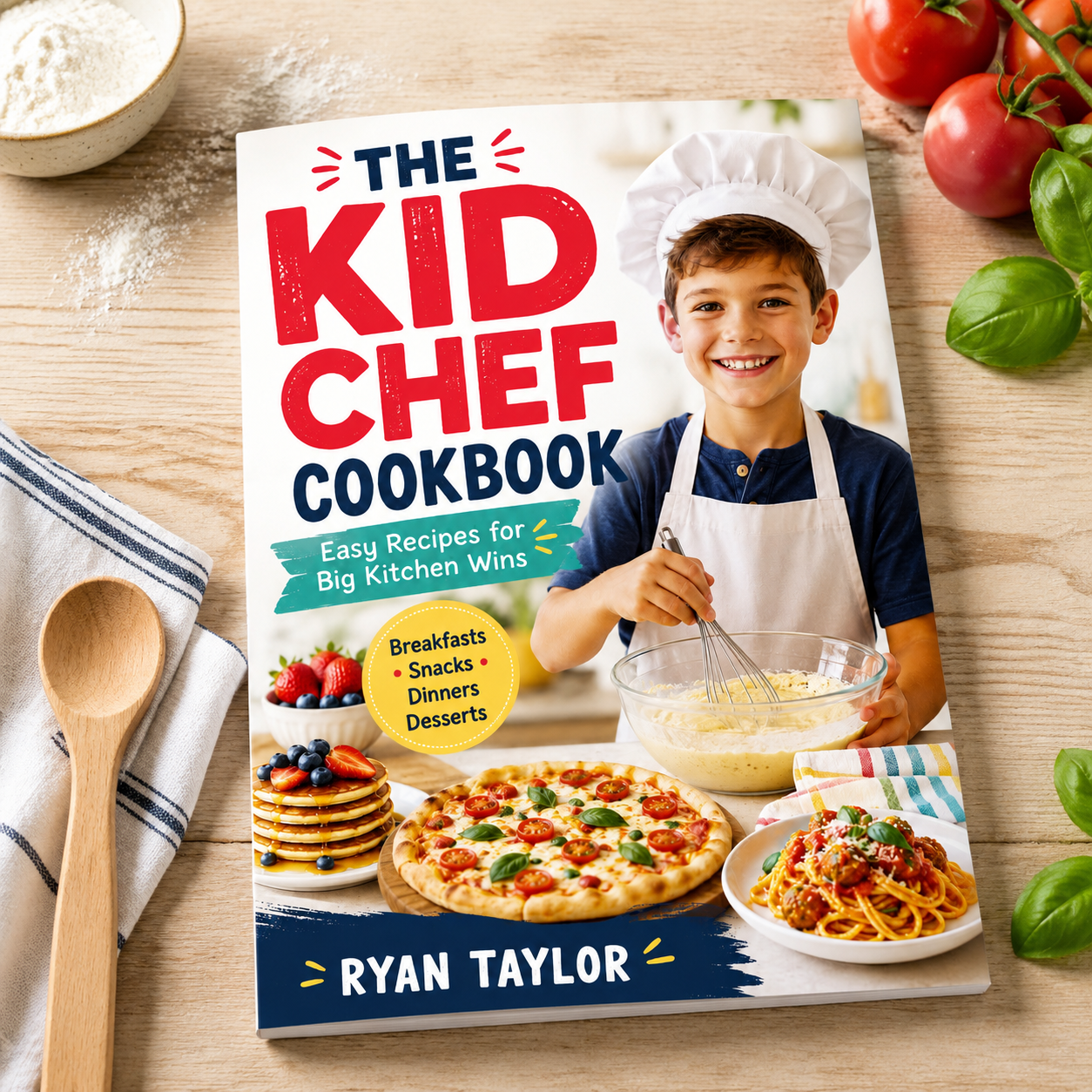THE KID CHEF COOKBOOK: Easy Recipes for Big Kitchen Wins