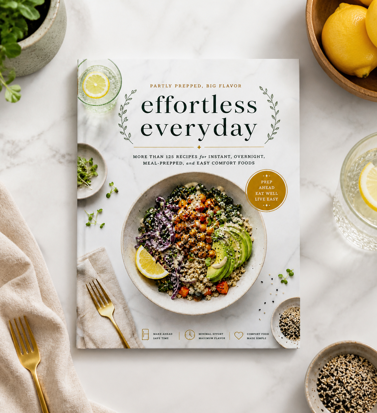 Effortless Everyday,MORE THAN 125 RECIPES for INSTANT, OVERNIGHT, MEAL-PREPPED, and EASY COMFORT FOODS