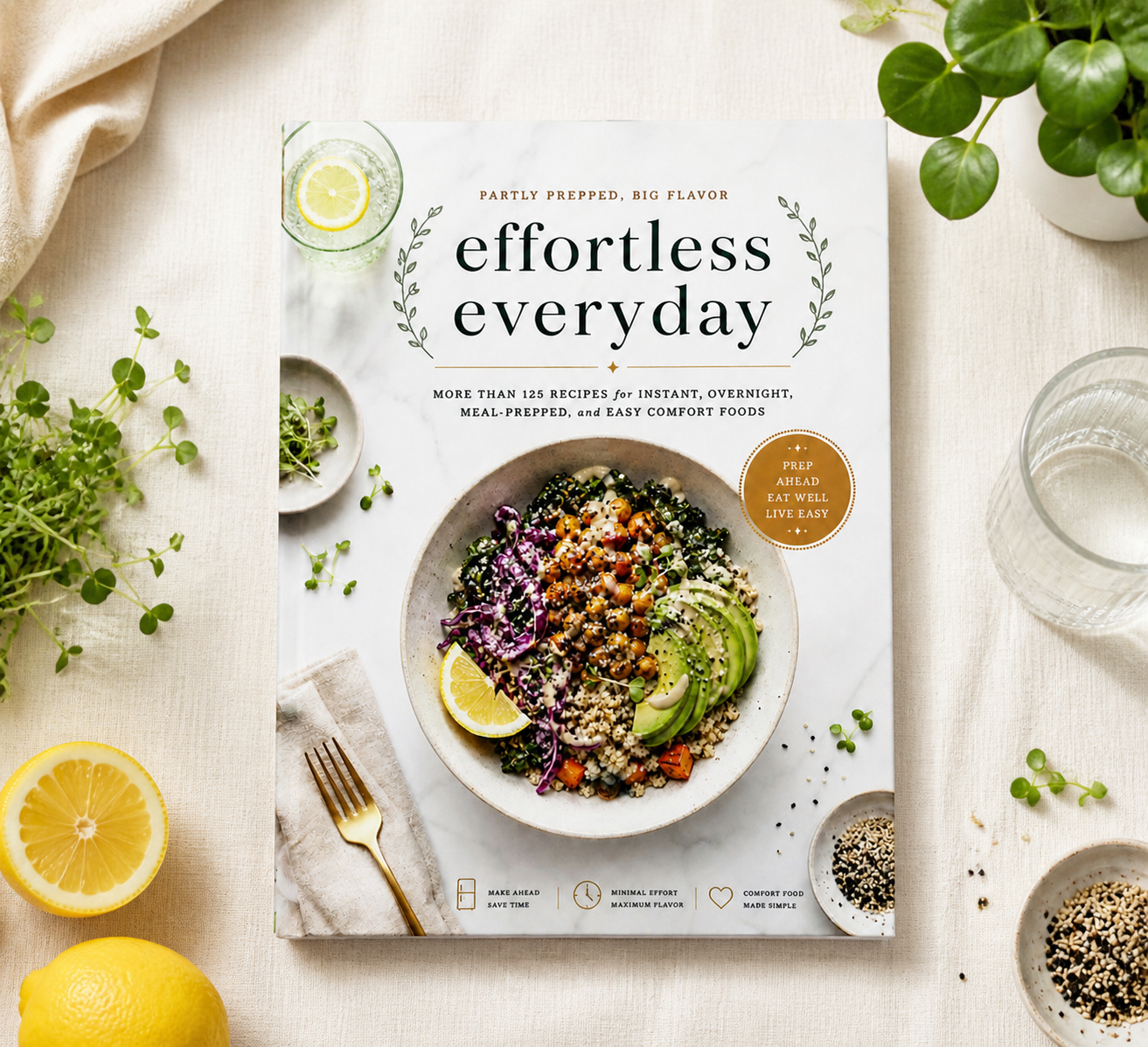 Effortless Everyday,MORE THAN 125 RECIPES for INSTANT, OVERNIGHT, MEAL-PREPPED, and EASY COMFORT FOODS