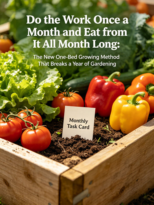 Do the Work Once a Month and Eat from It All Month Long: The New One-Bed Growing Method That Breaks a Year of Gardening into Twelve Simple Task Cards