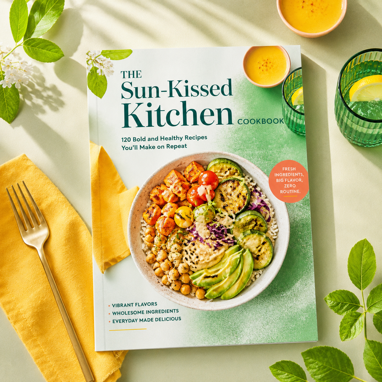 The Sun-Kissed Kitchen COOKBOOK 120 Bold and Healthy Recipes You'll Make on Repeat