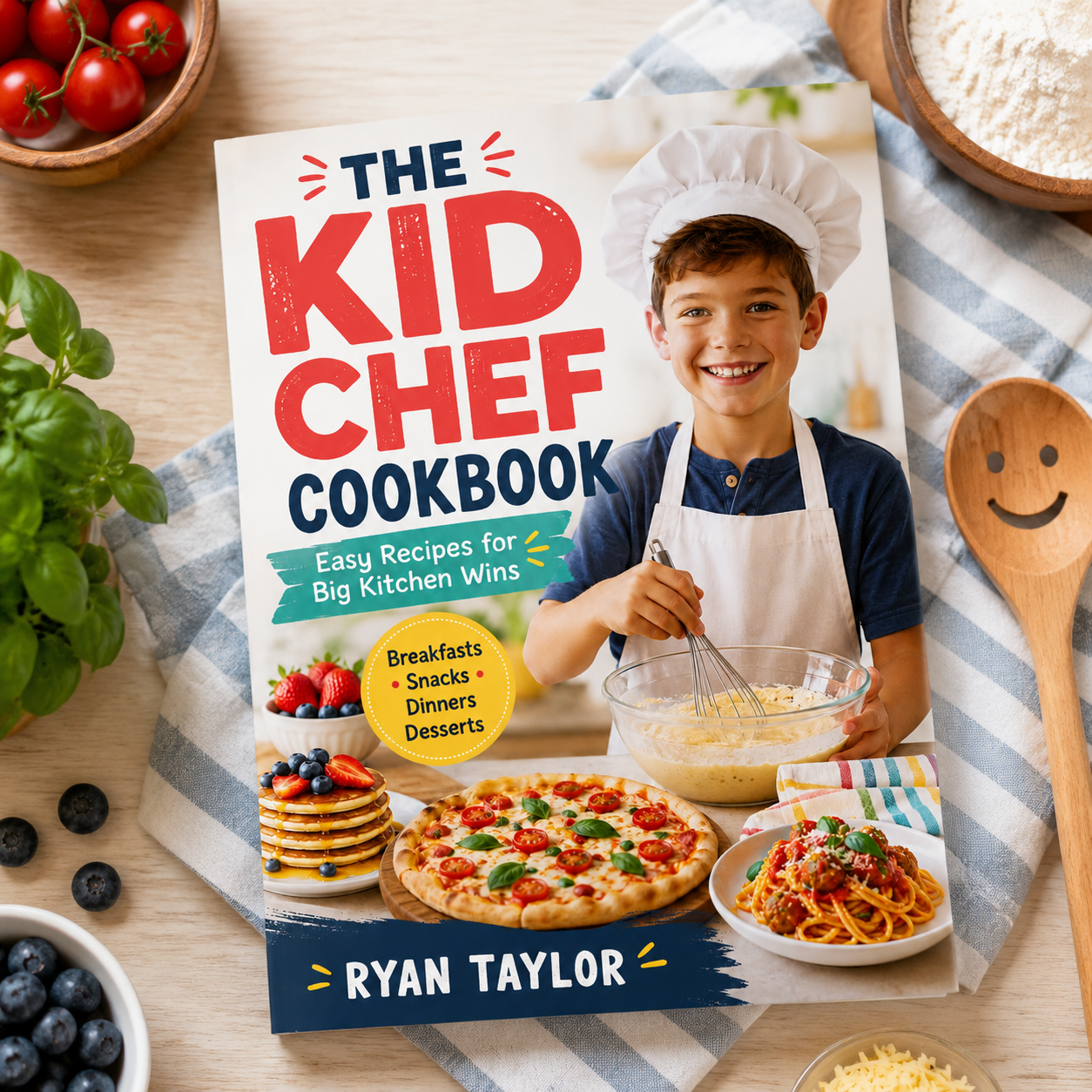 THE KID CHEF COOKBOOK: Easy Recipes for Big Kitchen Wins