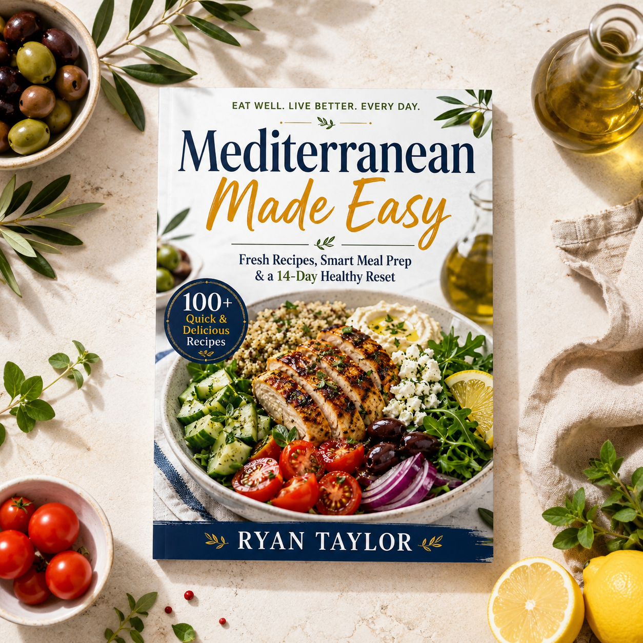 Mediterranean Made Easy: Fresh Recipes, Smart Meal Prep & a 14-Day Healthy Reset