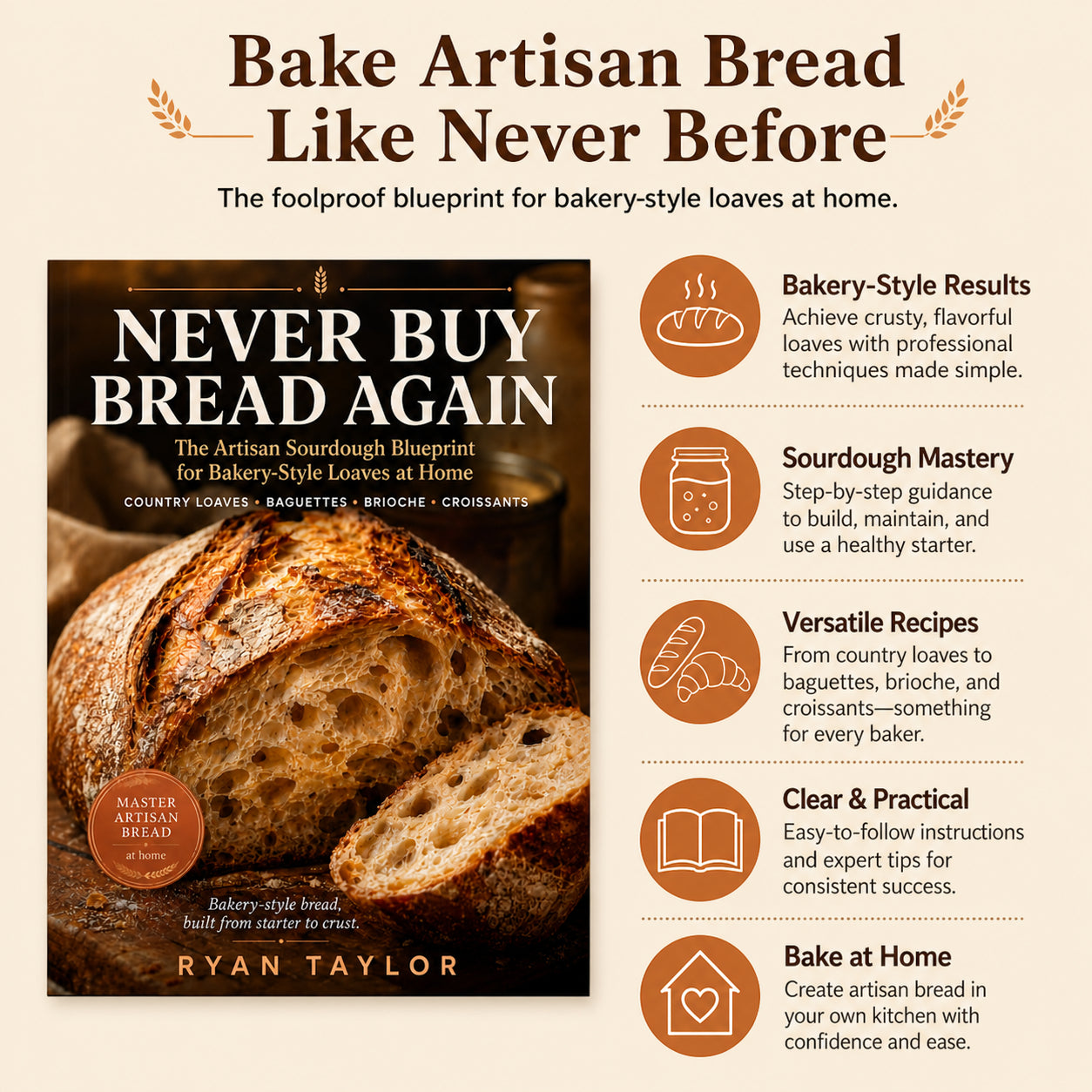 Never Buy Bread Again: The Artisan Sourdough Blueprint for Bakery-Style Loaves at Home
