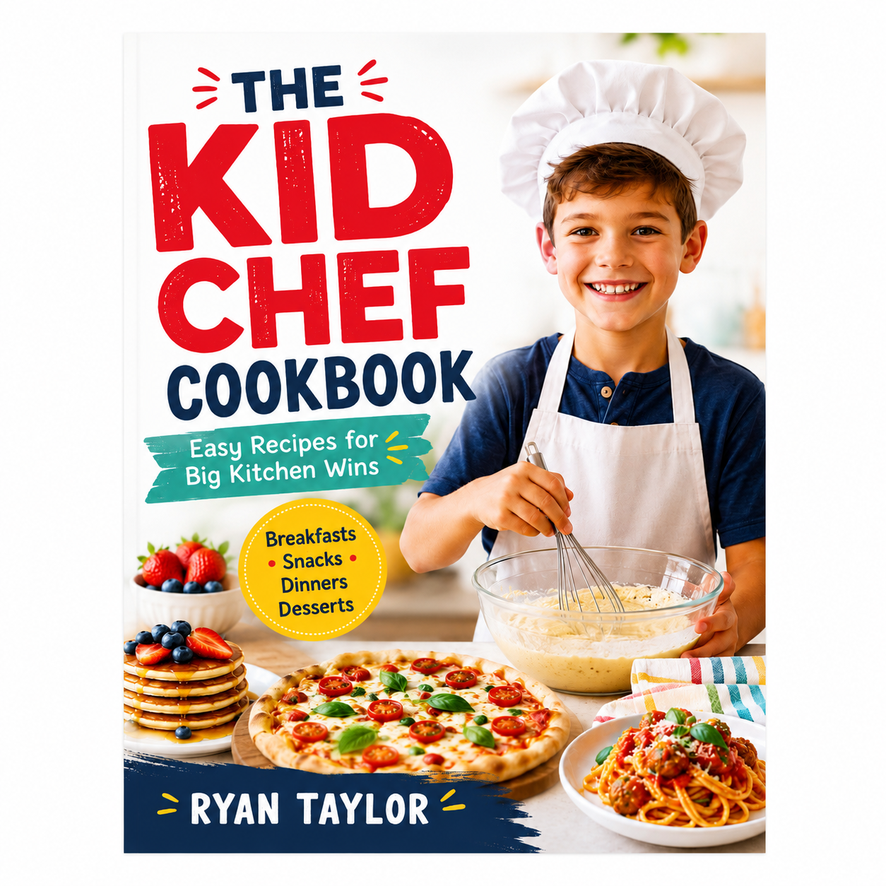 THE KID CHEF COOKBOOK: Easy Recipes for Big Kitchen Wins
