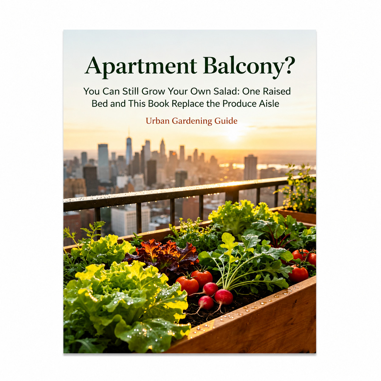 Apartment Balcony? You Can Still Grow Your Own Salad: One Raised Bed and This Book Replace the Produce Aisle