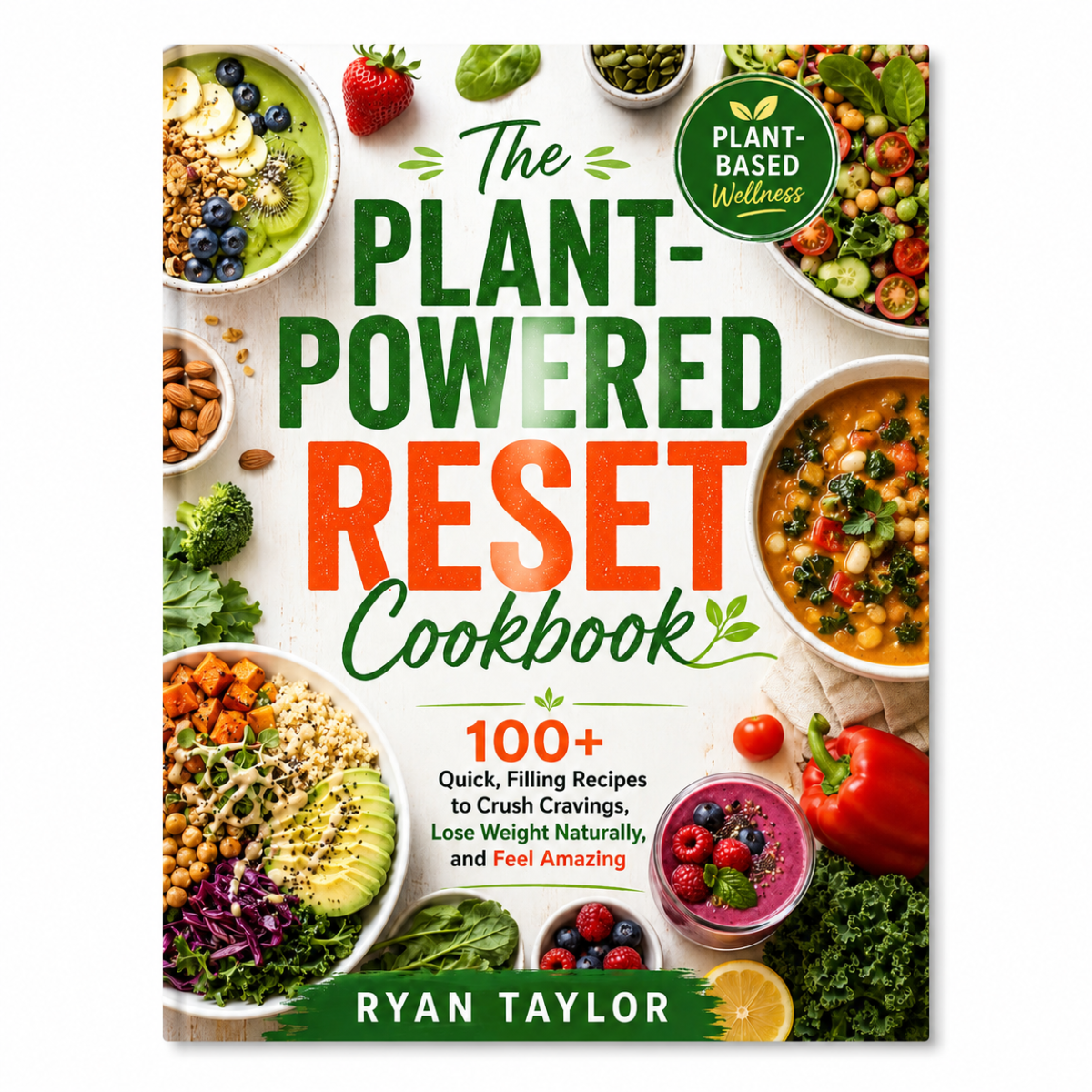 The Plant-Powered Reset Cookbook: 100+ Quick, Filling Recipes to Crush Cravings, Lose Weight Naturally, and Feel Amazing