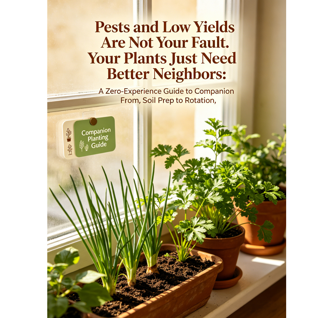 Pests and Low Yields Are Not Your Fault. Your Plants Just Need Better Neighbors: A Zero-Experience Guide to Companion Planting, from Soil Prep to Rotation