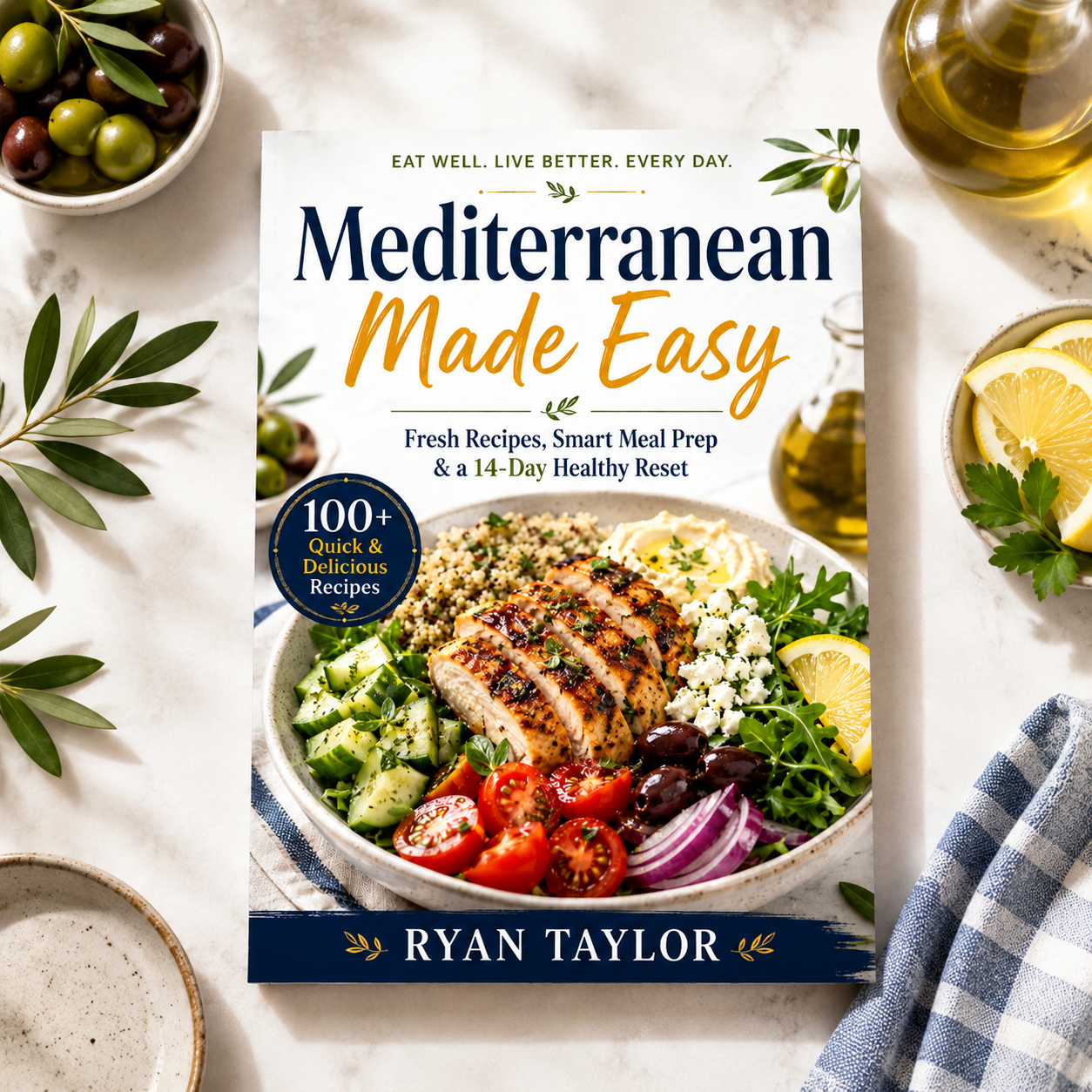 Mediterranean Made Easy: Fresh Recipes, Smart Meal Prep & a 14-Day Healthy Reset