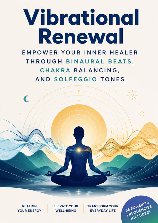 Vibrational Renewal: Empower Your Inner Healer Through Binaural Beats, Chakra Balancing, and Solfeggio Tones