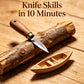 Learn Safe Knife Skills in 10 Minutes Turn a Found Stick into a Hand-Carved Boat in Just 30 Minutes