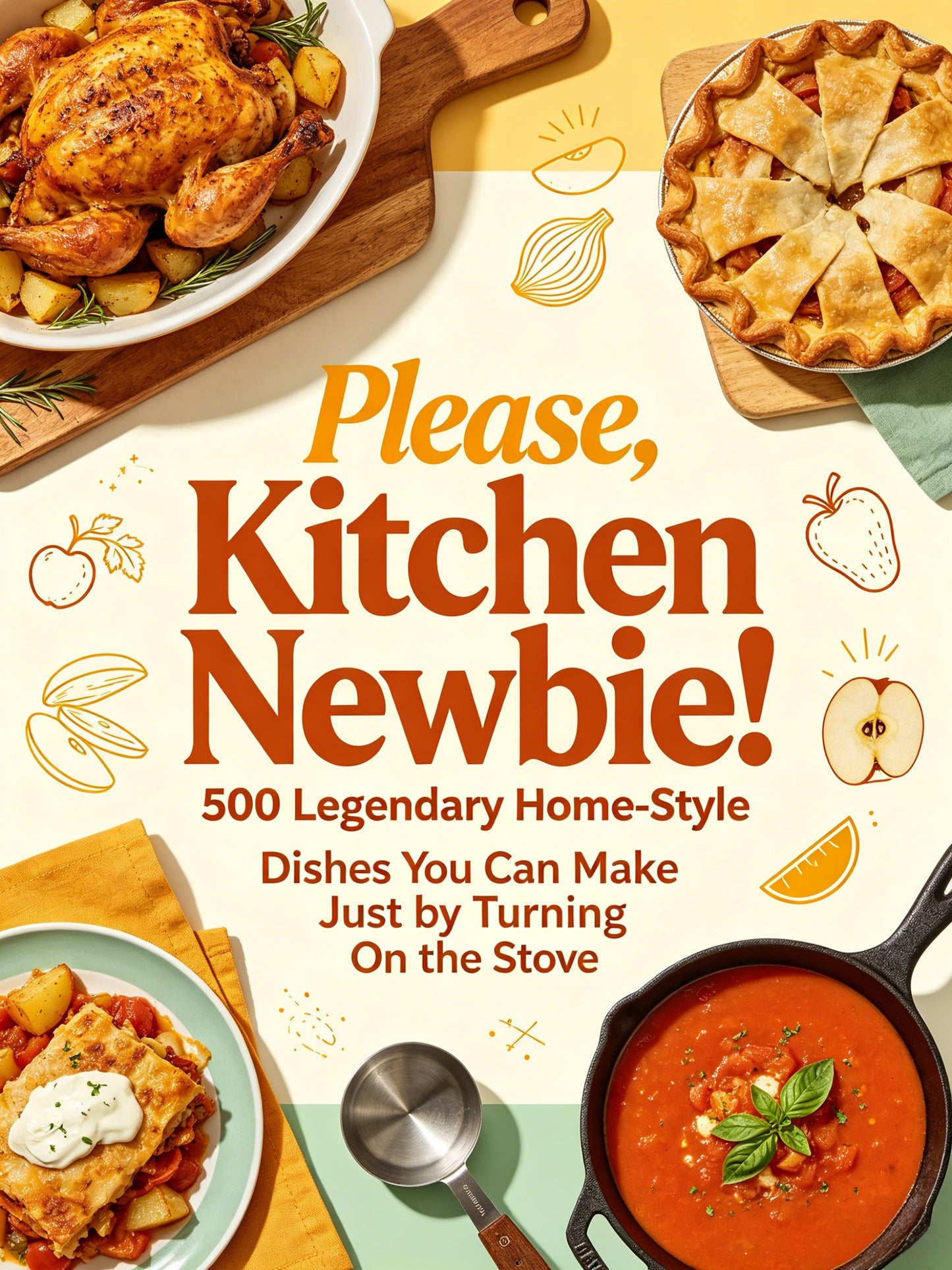 Please, Kitchen Newbie! 500 Legendary Home-Style Dishes You Can Make Just by Turning On the Stove