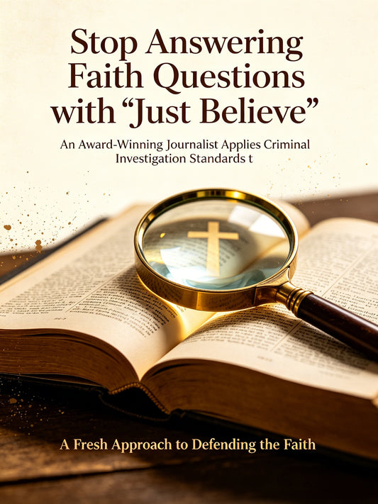 Stop Answering Faith Questions with “Just Believe”: An Award-Winning Journalist Applies Criminal Investigation Standards to the Case for Christ