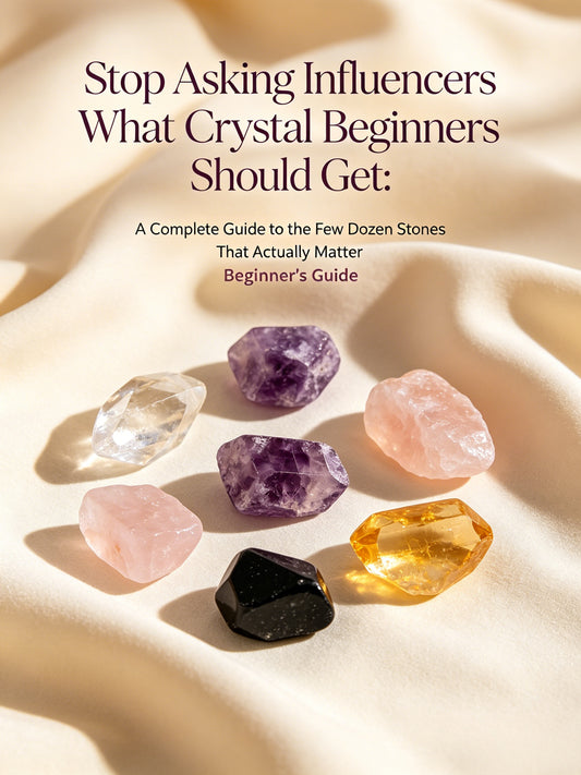 Stop Asking Influencers What Crystal Beginners Should Get: A Complete Guide to the Few Dozen Stones That Actually Matter When You Are Starting Out